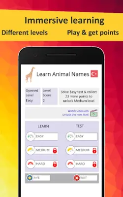 Learn Animals in Turkish android App screenshot 6